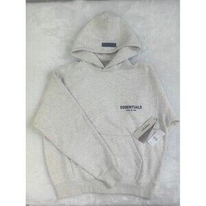 Essentials Fear Of God Essentials Hoodie Pullover Light Gray Sz Medium FOG NWT